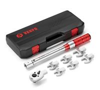 VANPO 14x18mm Chiavi Dinamometriche intercambiabile, Chiave Dinamometrica 20-220Nm, Testa a Cricchetto da 1/2", 16/17/18/19/22/24mm Testa ad Estremità Aperta, per Riparazione Dell'aria Condizionata