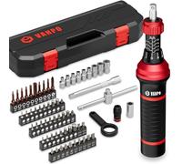 VANPO Cacciavite Dinamometrico, 2-8 NM, 1/4" Cacciavite Dinamometrico Regolabile con Impugnatura a T, Punte Piatte, Esagonali, Torx e Phillips, Chiavi Dinamometriche per Riparazione di Bici, Modellism