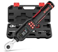 VANPO Chiave Dinamometrica Digitale 1/4", 0.6-12NM Elettronica Chiave Dinamometrica con Display LCD, 4 Unità, Avviso Acustico e Colori, Cricchetto Reversibile ±2% per Bici & Precisione Riparazione