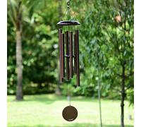 Vanquer Campanelli a vento per esterni con tono profondo - 96 cm, spazio esterno, campanelli a vento dai toni profondi, campanelli a vento all'aperto, campanelli a vento commemorativi, regali di