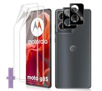 Vanrain Idrogel Pellicola per Motorola Moto G85 5G, 2+2 Pezzi TPU Schermo Pellicol e Pellicola Fotocamera Vetro Temperato, Trasparente HD Anti Graffio