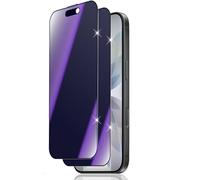 Vanrain Pellicola Opaca Privacy per iPhone 17, 2 Pezzi Anti-Luce Blu Vetro Temperato Anti Spy, Protezione Schermo Durezza 9H Anti Graffio Niente bolle