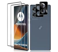 Vanrain Pellicola per Motorola Moto Edge 50 Fusion, 2+2 Pezzi Curva 3D Vetro Temperato e Pellicola Fotocamera, Durezza 9H Definizione HD Anti Graffio Niente bolle