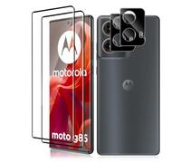 Vanrain Pellicola per Motorola Moto G85 5G, 2+2 Pezzi Curva 3D Vetro Temperato e Pellicola Fotocamera, Durezza 9H Definizione HD Anti Graffio Niente bolle