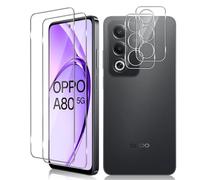 Vanrain Pellicola per OPPO A80 5G, 2+2 Pezzi Vetro Temperato e Pellicola Fotocamera, Protezione Schermo Durezza 9H Definizione HD Anti Graffio