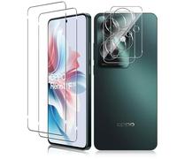 Vanrain Pellicola per OPPO Reno 11 F 5G, 2+2 Pezzi Vetro Temperato e Pellicola Fotocamera, Protezione Schermo Durezza 9H Definizione HD Anti Graffio