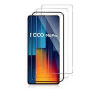 Vanrain Pellicola per Xiaomi Redmi Note 13 Pro 4G / POCO M6 Pro 4G con Telaio per l'installazione, 2 Pezzi Vetro Temperato Protezione Schermo, Durezza 9H Definizione HD Anti Graffio