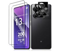 Vanrain Pellicola per Xiaomi Redmi Note 13 Pro+ 5G/Redmi Note 13 Pro Plus 5G, 2+2 Pezzi Vetro Temperato Curva 3D e Pellicola Fotocamera, 9H Definizione HD Pellicola Anti Graffio Niente bolle