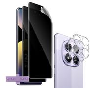 Vanrain Pellicola Privacy per Xiaomi Redmi Note 14 Pro 5G/POCO X7 5G, 2+2 Pezzi Idrogel Anti Spy Pellicola e Fotocamera Protezione, Anti Graffio, Niente bolle