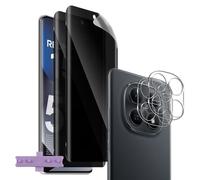 Vanrain Pellicola Privacy per Xiaomi Redmi Note 15 5G/POCO M8 5G, 2+2 Pezzi Idrogel Anti Spy Pellicola e Fotocamera Protezione, Anti Graffio, Niente bolle