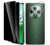 Vanrain Privacy Pellicola per OPPO Reno 12 FS (4G/5G)/OPPO Reno 12 F (4G/5G), 2+2 Pezzi Anti Spy Vetro Temperato e Fotocamera Pellicola, Privacy Vetro Schermo Protezion Durezza 9H Anti Graffio