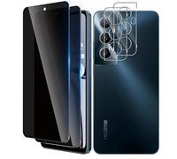 Vanrain Privacy Pellicola per Realme C65, 2+2 Pezzi Anti Spy Vetro Temperato e Fotocamera Pellicola, Schermo Protezion Durezza 9H Anti Graffio Niente bolle