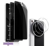 Vanrain Privacy Pellicola per Xiaomi Mi 15 Ultra, 2+2 Pezzi Anti Spy Idrogel Pellicola Protettiva e Fotocamera Protezione Vetro, Anti Graffio, Niente bolle