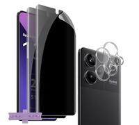 Vanrain Privacy Pellicola per Xiaomi Redmi Note 13 Pro Plus/Note 13 Pro+ 5G, 2+2 Pezzi Idrogel Anti Spy Pellicola Schermo e Fotocamera Protezione Vetro Temperato, Anti Graffio Niente bolle