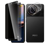 Vanrain Privacy Vetro Temperato per Xiaomi POCO F7 Pro/F7 Ultra, 2+2 Pezzi Anti Spy Vetro Pellicola e Fotocamera Protettiva, Protezione Schermo Durezza 9H Anti Graffio