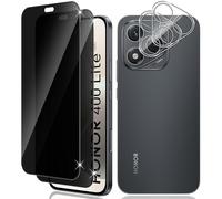 Vanrain Vetro Privacy per Honor 400 Lite 5G, 2+2 Pezzi Anti Spy Vetro Temperato Pellicola e Fotocamera Protettiva, Protezione Schermo Durezza 9H Anti Graffio
