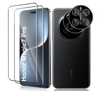 Vanrain Vetro Temperato per Honor Magic 7 Pro 5G, 2+2 Pezzi Curva 3D Vetro Pellicola e Vetro Fotocamera, Durezza 9H Definizione HD Anti Graffio Niente Bolle