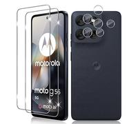 Vanrain Vetro Temperato per Motorola Moto G56 5G, 2+2 Pezzi Vetro Pellicola e Fotocamera Protezione, Schermo Durezza 9H Definizione HD Anti Graffio