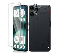Vanrain Vetro Temperato per Nothing Phone 3a Lite, 2+2 Pezzi Vetro Pellicola e Fotocamera Protezione, Schermo Durezza 9H Definizione HD Anti Graffio