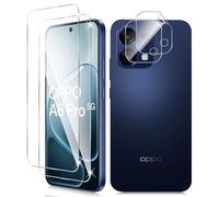 Vanrain Vetro Temperato per OPPO A6 Pro 4G/5G, 2+2 Pezzi Vetro Pellicola e Fotocamera Protezione, Schermo Durezza 9H Definizione HD Anti Graffio