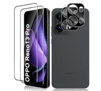 Vanrain Vetro Temperato per OPPO Reno 13 Pro 5G, 2+2 Pezzi Curva 3D Vetro Pellicola e Vetro Fotocamera, Durezza 9H Definizione HD Anti Graffio Niente bolle