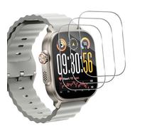 Vanrain Vetro Temperato per Realme Watch 5, 3 Pezzi Pellicola Protezione Schermo, Durezza 9H HD Definizione Anti Graffio Niente Bolle