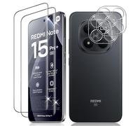 Vanrain Vetro Temperato per Xiaomi Redmi Note 15 Pro Plus 5G, 2+2 Pezzi Curva 3D Vetro Pellicola e Fotocamera Protettiva, Durezza 9H Definizione HD Anti Graffio Niente bolle