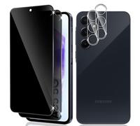 Vanrain Vetro Temperato Privacy per Samsung Galaxy A55 5G, 2+2 Pezzi Anti Spy Pellicola e Fotocamera Protettiva, Protezion Schermo Durezza 9H Anti Graffio Niente bolle