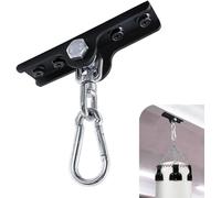 VANROUG Gancio per sacco pesante - Staffa di montaggio per sacco da boxe, rotazione a 360°, gancio da parete a soffitto per boxe, Muay Thai, yoga aereo, altalena e amaca