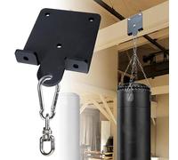 VANROUG Gancio pesante per sacco da boxe, staffa per sacco da boxe, rotazione a 360°, montaggio a parete a soffitto, gancio per boxe, Muay Thai, yoga aereo altalena e amaca (1)