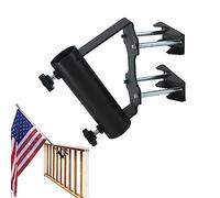 VANROUG Supporto per asta per bandiera, staffa di montaggio a parete per bandiera, staffa di montaggio con hardware, materiale metallico, resistente alla ruggine e forte