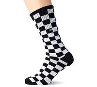 Vans_Apparel Checkerboard Ii Crew (9.5-13, 1p), Calze Uomo, Multicolore (Black-White Check Hu0), Taglia unica
