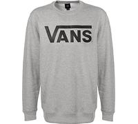 Vans_Apparel Vans Classic Crew, Felpa Uomo, Grigio (Concrete Heather/black), X-Large