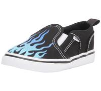 Vans Asher, Scarpe da Ginnastica Unisex - Bambini e Ragazzi, Flame Black White, 19 EU