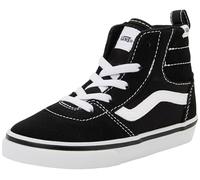 Vans Ashwood Hi Decon - Sneaker Unisex da Bambino con Zip Laterale, Nero e Bianco, 7.5 UK Child