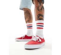Vans Authentic Trainers Rosso EU 37 Uomo,Donna