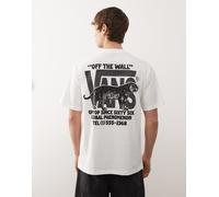 Vans - Awaken - T-shirt bianca con tigre-Bianco L