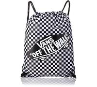 Vans Benched Bag, Sacca con cordino, 44cm, 12L, Nero/Bianco (Black-White Checkerboard)