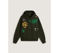 Vans - Berlin Essentials Pullover Hoodie, Uomo, Verde, Taglia: XS