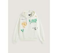 Vans - Berlin Essentials Pullover Marshmallow, Uomo, Bianco, Taglia: XL