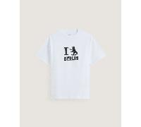 Vans - Berlin Skate SS Tee WHITE, Uomo, Bianco, Taglia: S