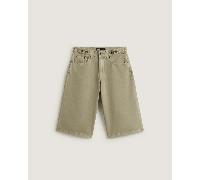 Vans - Bermuda baggy Cinched Check-5, Donna, Beige, Taglia: 25