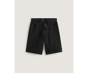 Vans - Bermuda baggy in denim Check-5, Uomo, Nero, Taglia: 30