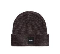 Vans Berretto in Maglia Logo Waffle Cuff Beanie Morbidissimo con Patch su Risvolto - Stile Beanie Adulto Unisex (IT, Testo, Taglia Unica, Black Down Pink)