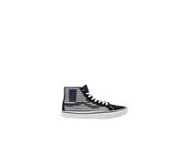 Vans Black And White Leather High Top Sneakers - EU43/US10