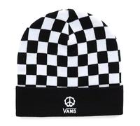 Vans Breakin Out Beanie Peac Black / White - Cappellino A Cuffia Nero / Bianco