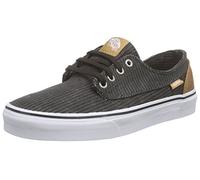 Vans Brigata - Scarpe da Ginnastica Basse Unisex - Adulto, Nero (Washed Herringbone/Jet Black), 44.5 EU