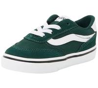 Vans Brooklyn LS Slip-On, Scarpe da Ginnastica, Smeraldo, 21.5 EU