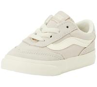 Vans Brooklyn LS - Sneaker Senza Lacci, Unisex, per Bambini, Nebbia Tortora, 4.5 UK Child