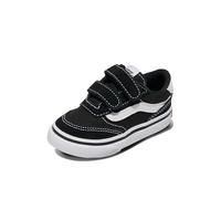 Vans Brooklyn, Scarpe da Ginnastica Unisex - Bambini e Ragazzi, BA2 - Suede/Canvas Black/White, 22 EU
